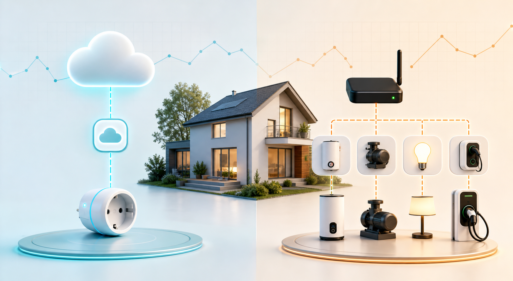 Cloud ir valdiklio būdų palyginimas valdant namų įrenginius pagal elektros kainas