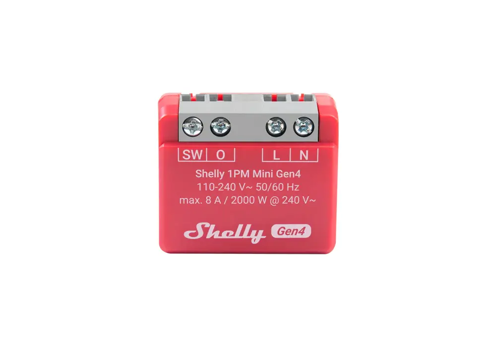 Shelly 1PM Mini Gen4 relay with power measurement